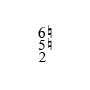 natural 6, natural 5, 2 symbol