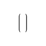 Example of the large parentheses positioning based on the keystrokes