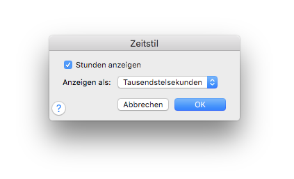 Dialogbox Zeitstil