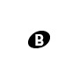 Symbol Gefüllter Notenkopf, B