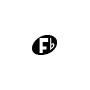 Symbol Gefüllter Notenkopf, F mit b