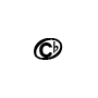 Symbol Offener Notenkopf, C mit b