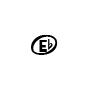 Symbol Offener Notenkopf, E