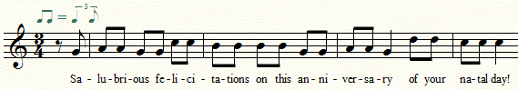 Beispiel Swing Notation