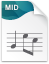 Symbol MIDI-Datei