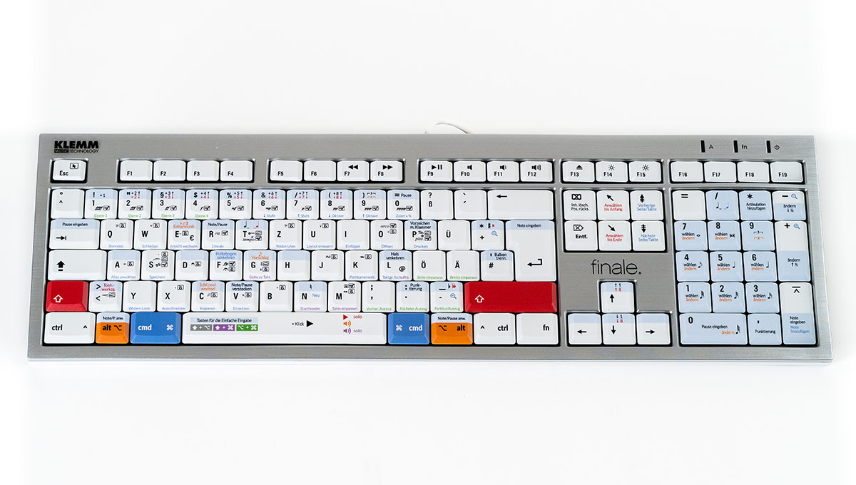 Finale-Tastatur für Apple Macintosh (2. Generation, ab 2022)